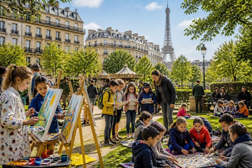 découvrez des activités gratuites pour enfants à paris : ateliers créatifs, sorties ludiques et jeux de piste passionnants pour toute la famille.