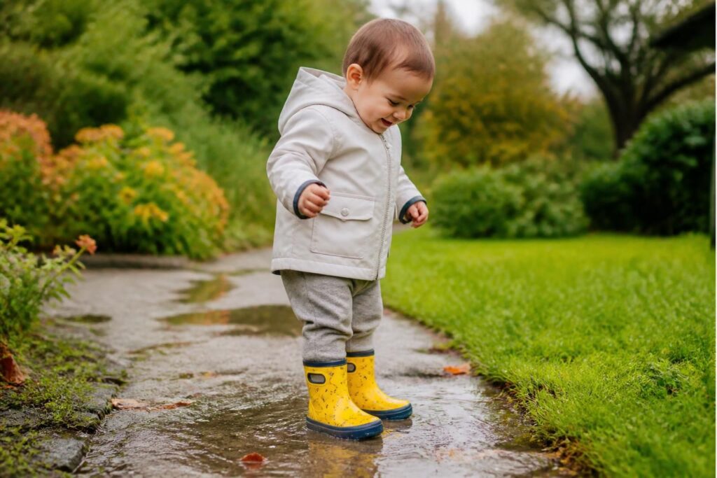 découvrez nos conseils pour choisir des bottes de pluie bébé résistantes et confortables, adaptées à toutes les aventures de votre enfant sous la pluie.