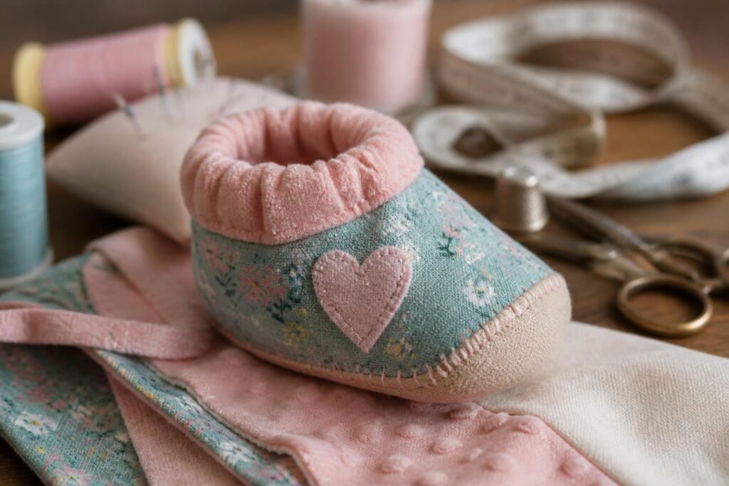 découvrez notre guide complet pour réaliser des chaussons bébé couture, afin de garder les petits pieds de votre enfant bien au chaud avec style et confort.