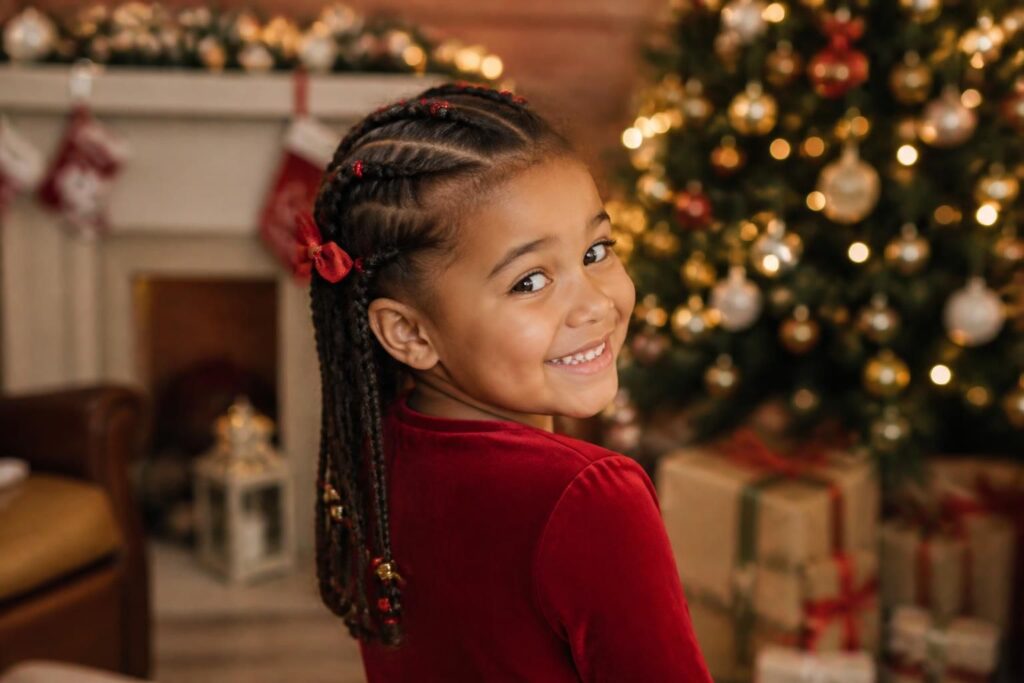 découvrez des idées de coiffures simples et élégantes pour enfants afin de sublimer les fêtes de noël en famille avec style et douceur.