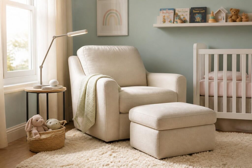 découvrez comment choisir un fauteuil pour chambre bébé alliant confort et praticité, pour des moments de douceur et de bien-être avec votre enfant.