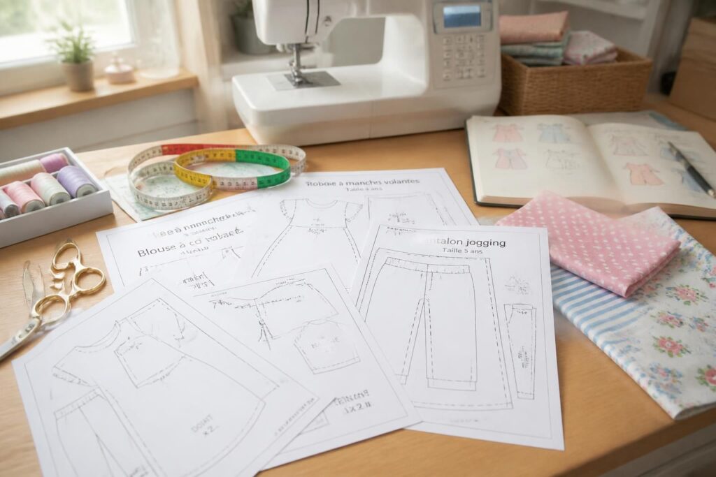 téléchargez gratuitement des patrons de couture enfant en pdf faciles à réaliser. idéal pour débutants, créez des vêtements uniques et personnalisés pour vos enfants.