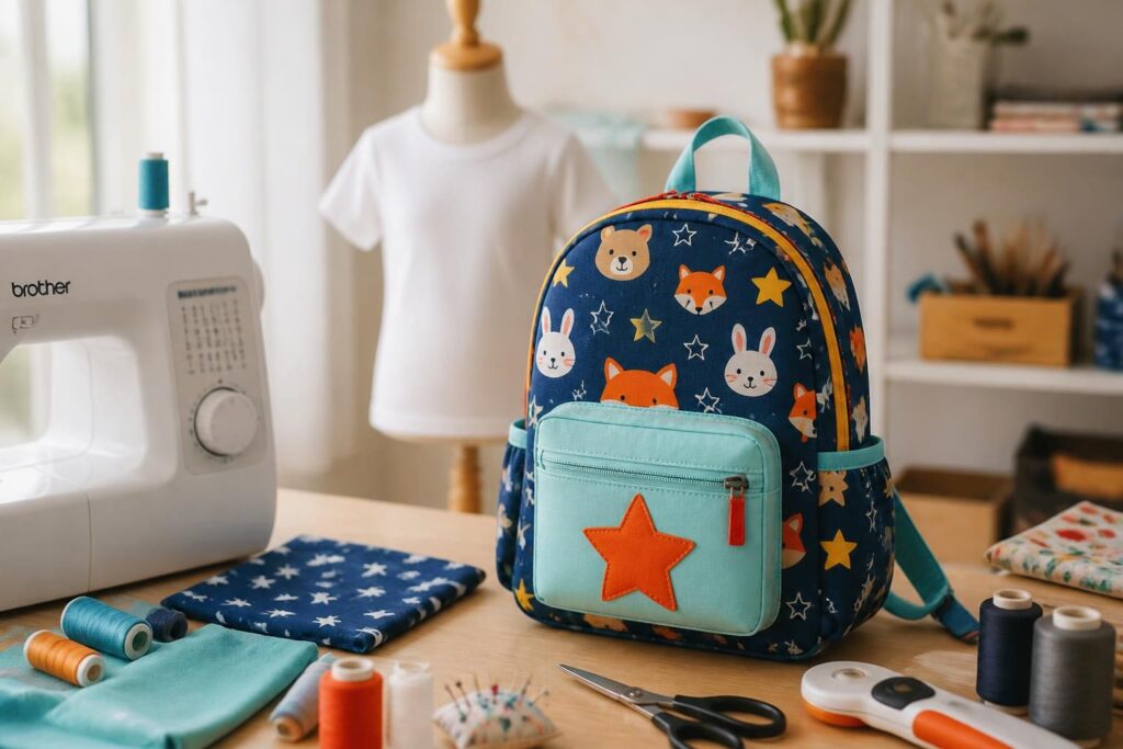 téléchargez gratuitement un patron de sac à dos enfant en pdf. un projet couture simple et amusant, idéal pour les débutants et les passionnés.