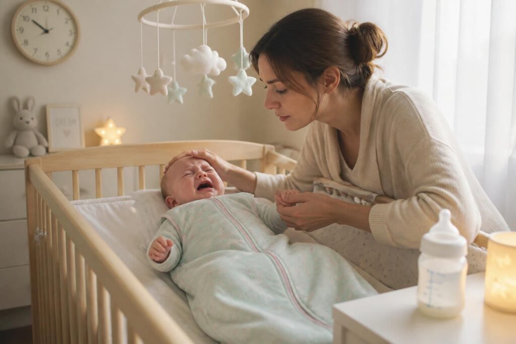 découvrez à quel âge apparaissent les pleurs de décharge chez le bébé, leur durée typique, et nos conseils pour bien les gérer au quotidien.