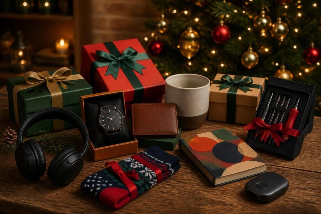 découvrez des idées de cadeaux homme pour noël, originales, abordables et adaptées à tous les âges. trouvez le présent parfait pour surprendre et faire plaisir sans vous ruiner.