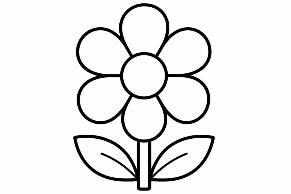 téléchargez et imprimez des dessins de fleurs simples et faciles à colorier, parfaits pour les enfants et les élèves de maternelle. activité ludique et créative garantie !