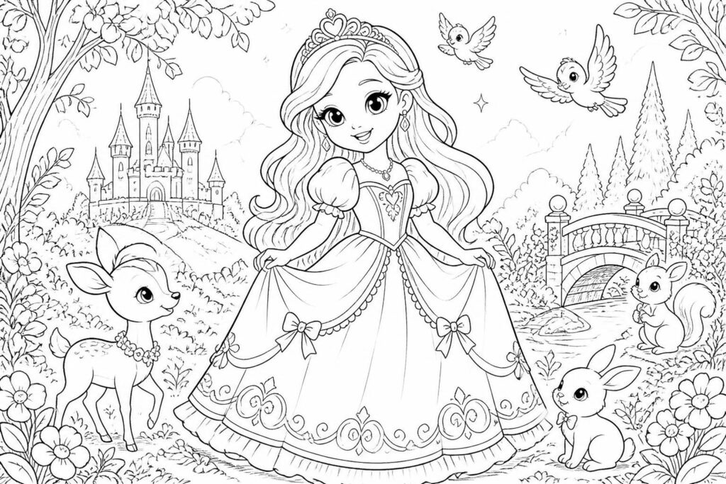 colorie et découvre les aventures magiques de la princesse arielle à travers un dessin animé captivant pour petits et grands.