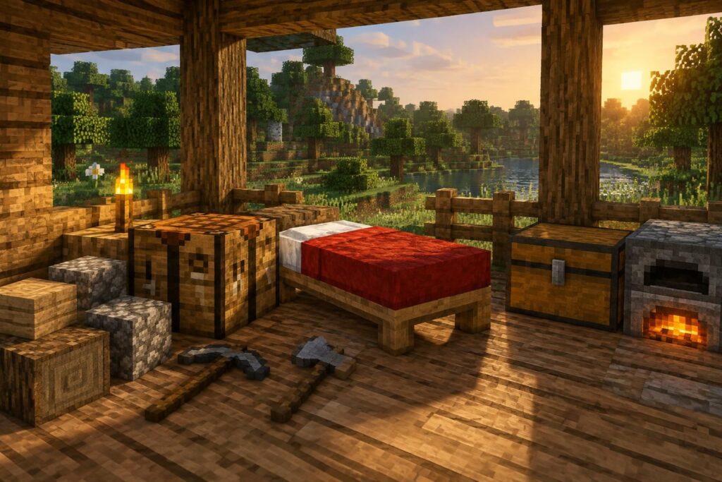 apprenez à fabriquer un lit dans minecraft et découvrez les recettes d’autres objets essentiels pour survivre, vous abriter et progresser.
