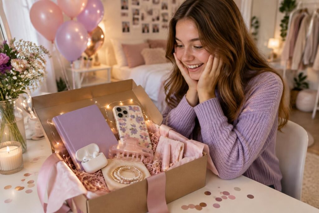 découvrez des idées de cadeaux tendance et pas chers pour une ado de 16 ans : accessoires, déco et petites attentions parfaites pour son anniversaire.